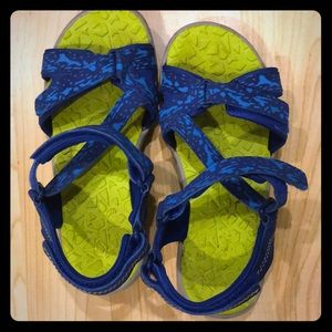 Boys Lands’ End Blue Sandals